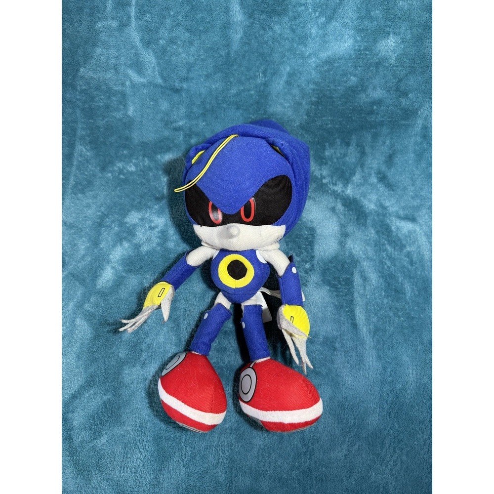 metal sonic‎ the hedgehog 11" great eastern plush stuffed toy GE animation